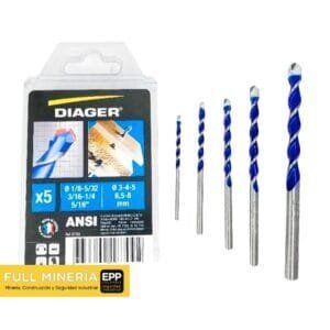 brocas color azul